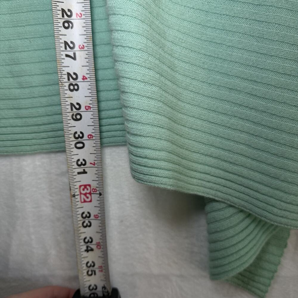 Autumn Cashmere Cardigan Sweater 100% Cashmere Light Blue Green size XS - Picture 6 of 10